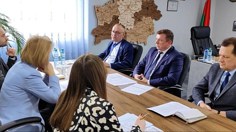 В администрации СЭЗ «Минск» состоялось совещание по итогам работы свободной экономической зоны за 2023 год с участием заместителя министра экономики Алеси Абраменко
