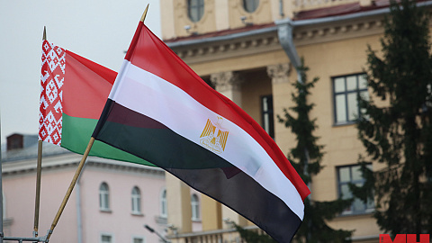 Representatives of Ministry of Trade and Industry of Egypt in Minsk